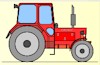 Malblatt Traktor