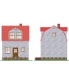 ein Haus mit Mansarddach und Giebelgauben