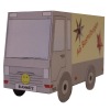 ein großer Lieferwagen