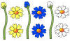 ein 3D-Bild mit Blume alternative Seite 3