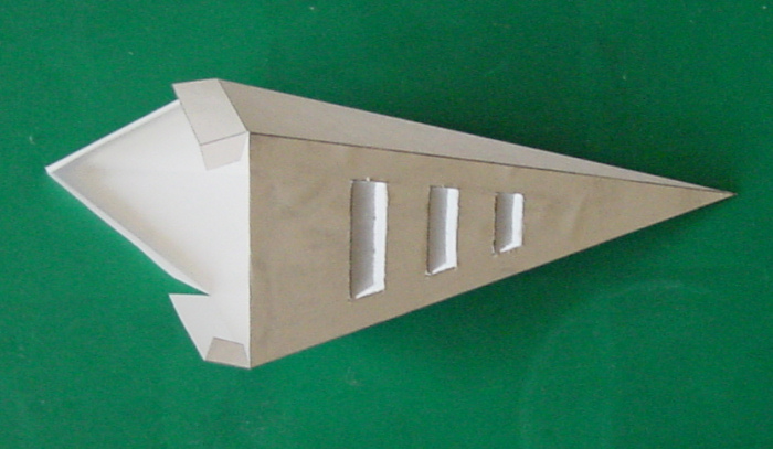 6.) Zusammenbau der Sternenspitze, Teil 1a mit Teil 1b 6. Teil (1b) + (1a) - Zusammenbau