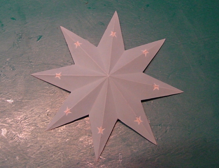 der fertige Stern