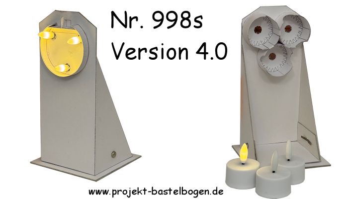 Ständer 998s Version 4.0 für LED-Teelichter