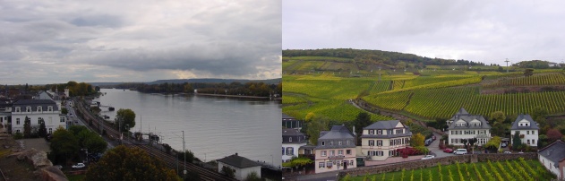 am Rhein bei Rüdesheim