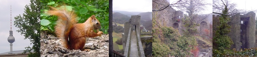 auf den Wanderungen auf den Wanderungen, Blicke durch das Land
